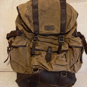 L.L.Bean Continental Waxed Canvas and Leather Weekender Pack